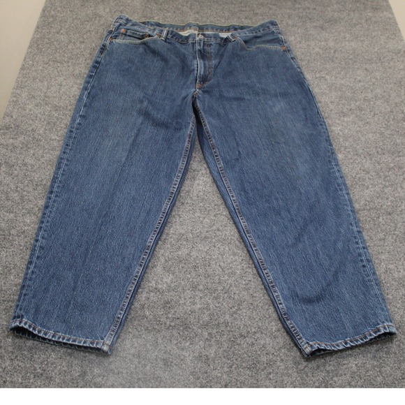Levi‎ Strauss 560 Jeans Mens W44 L29 Blue Denim Loose Fit Pants - Picture 8 of 15